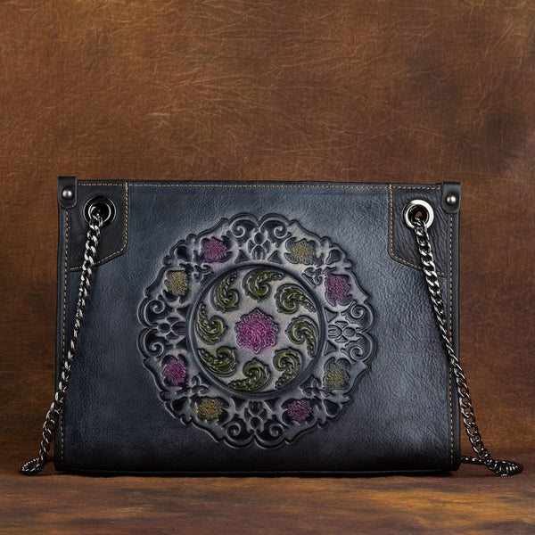 Vintage Womens Leather Tote Handbags Cross Shoulder Bag Beautiful