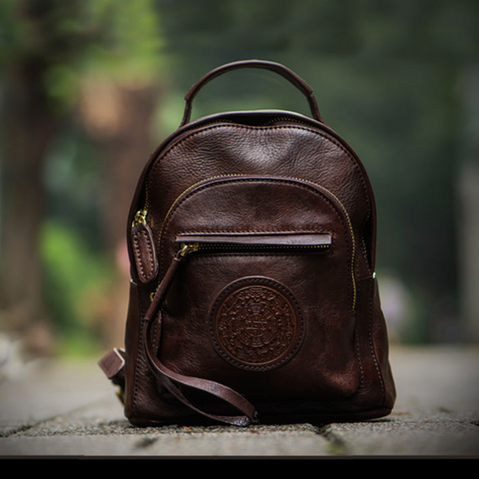  BESYIGA Small Backpack Purse for Women Mini Leather