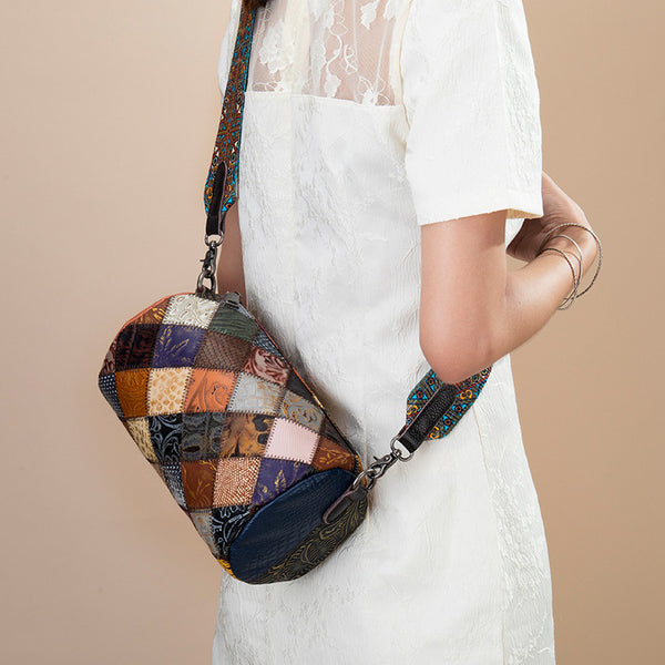 Western Women's Shoulder Bag Crossbody Boho Bag For Women Genuine-Leather