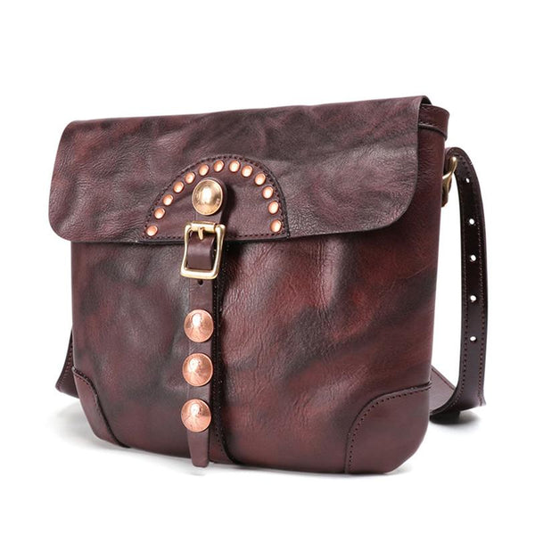 Western Womens Boho Leather Crossbody Satchel Purse Small Shoulder Bag for Women Affordable