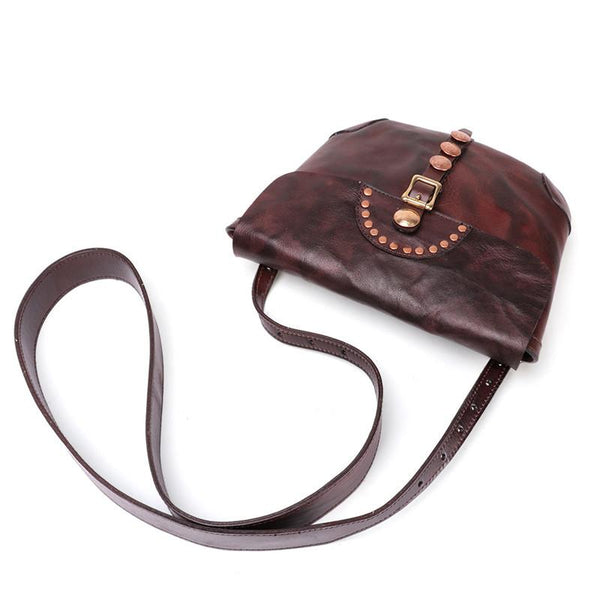 Western Womens Boho Leather Crossbody Satchel Purse Small Shoulder Bag for Women Beautiful