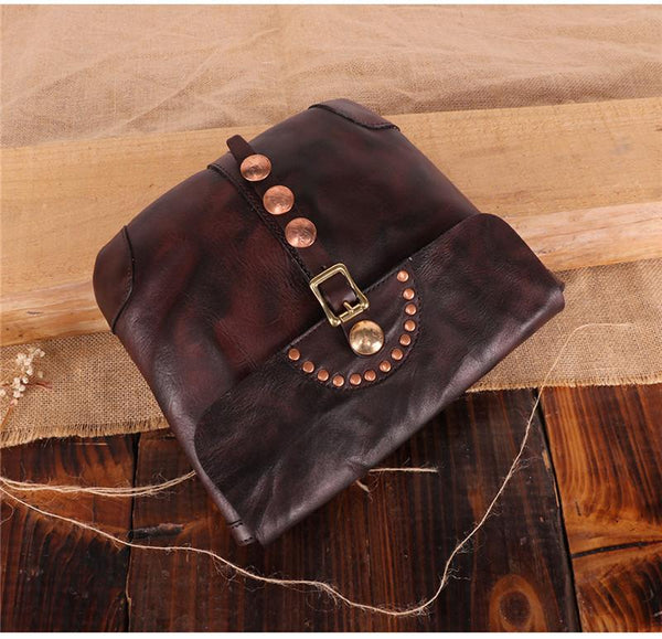 Western Womens Boho Leather Crossbody Satchel Purse Small Shoulder Bag for Women Funky