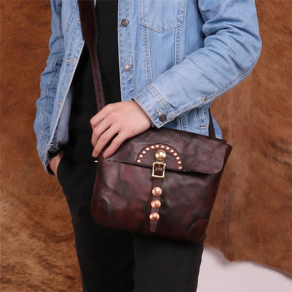Western Womens Boho Leather Crossbody Satchel Purse Small Shoulder Bag for Women Original