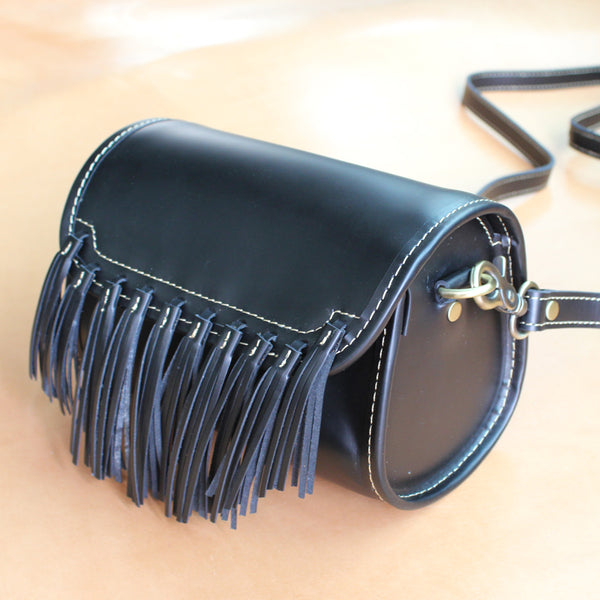 Western Womens Leather Purses With Fringe Cute Crossbody Bags for Women