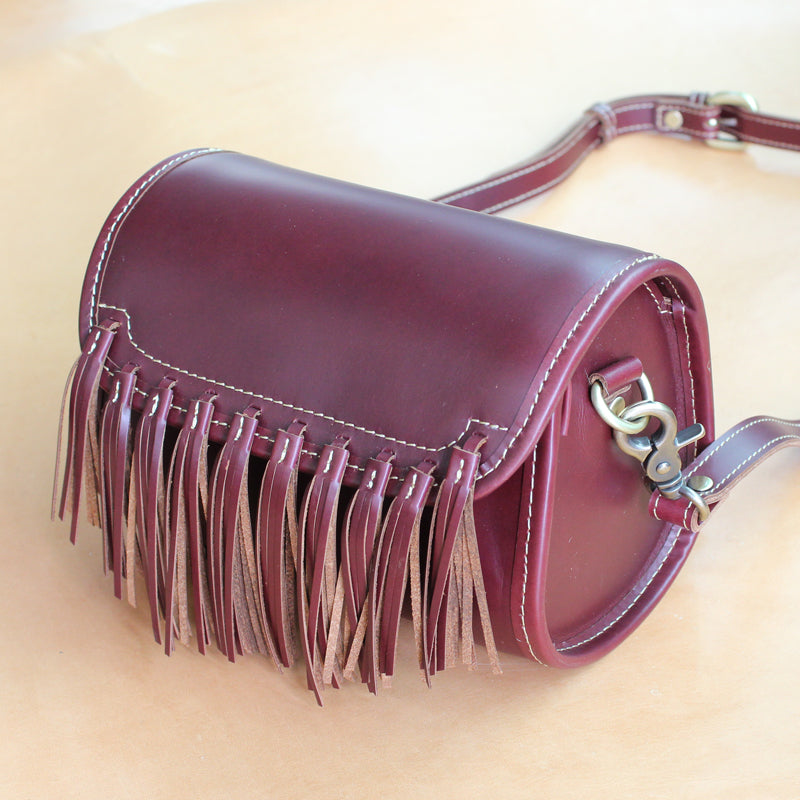 Western Womens Leather Purses With Fringe Cute Crossbody Bags