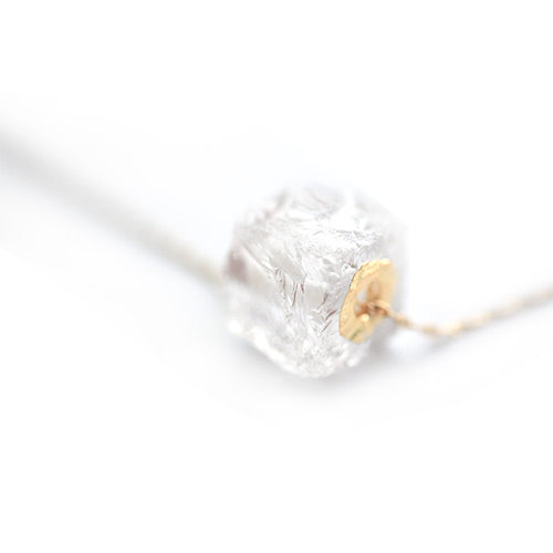 White Gemstone qutiz Jewelry Earring
