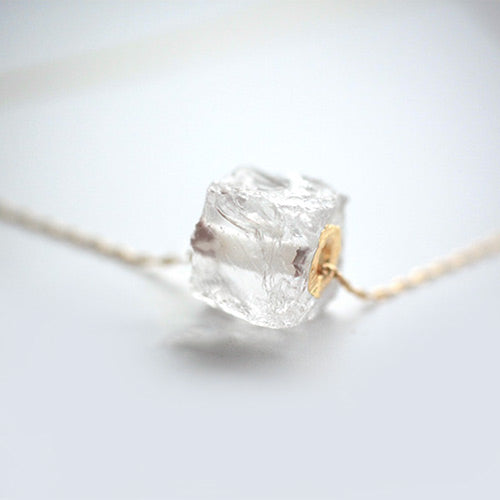 White Quartz Crystal Necklace jewelry Accessories Women