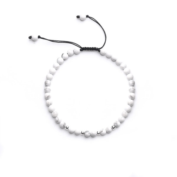 White Turquois Beaded Bracelets Lovers Jewelry Accessories Gift Women Men cute