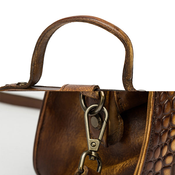 Women Doctors Bag Alligator Pattern Leather Handbags Crossbody Bags small