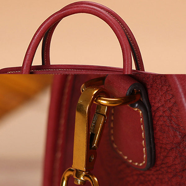 Women Genuine Leather Handbags Shoulder Bag Purses for Women Details