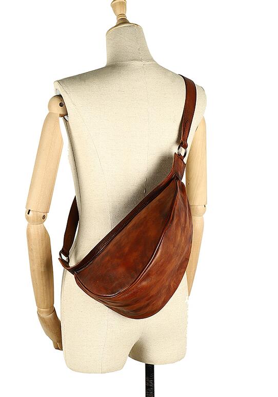  Telena Small Sling Bag for Women Leather Crossbody Fanny Packs  Chest Bag for Women Mocha Brown : Clothing, Shoes & Jewelry