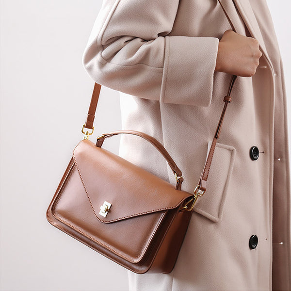  Women Stylish Leather Satchel Bag Crossbody Bags Purses for Women gift idea