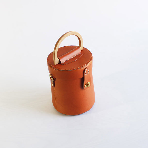 Women Vintage Leather Bucket Bag Crossbody Bags Handbags for Women Accessories