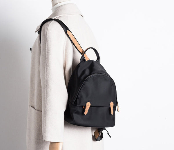 Womens Boho Leather Backpack Bag Leather Rucksack For Women Designer