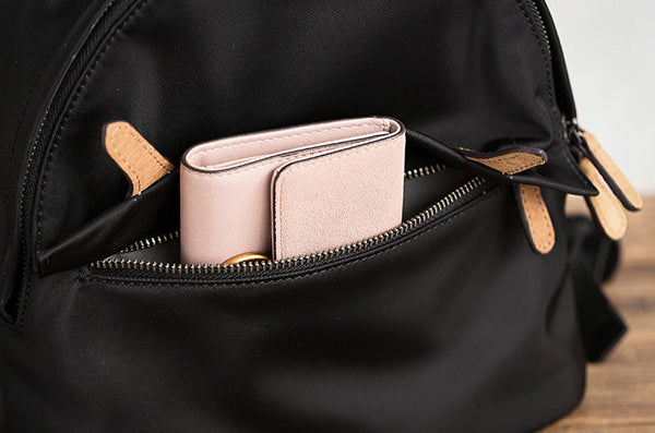 Womens Boho Leather Backpack Bag Leather Rucksack For Women Trendy