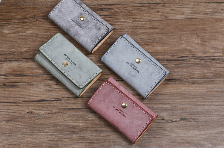Genuine Leather Small Wallet for Women High Capacity Luxury Designer Card  Holder Id Card Holder Case Purse Porte-monnaie De Luxe