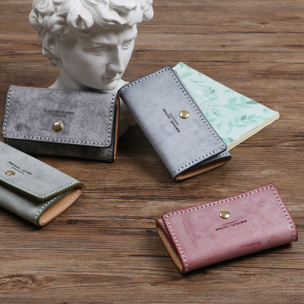 Women's Designer Key Holder Purse Small Card Wallets for Women