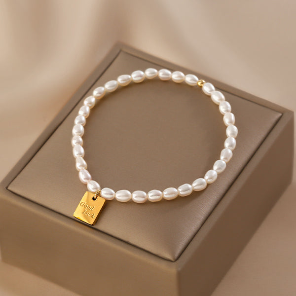 Women's Friendship Bracelets Freshwater Pearl Bracelet Aesthetic