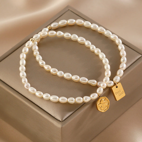Women's Friendship Bracelets Freshwater Pearl Bracelet Gift-idea
