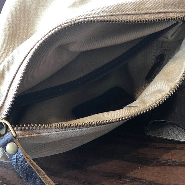 Women's Genuine Leather Tote Bags Cross Bags For Women Inside