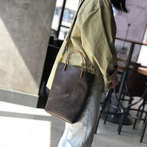 Women's Genuine Leather Tote Bags Cross Bags For Women Minimalist