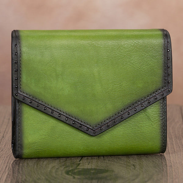 Designer Ladies Short Leather Billfold Wallet Small Clutch Wallet Purse for Women