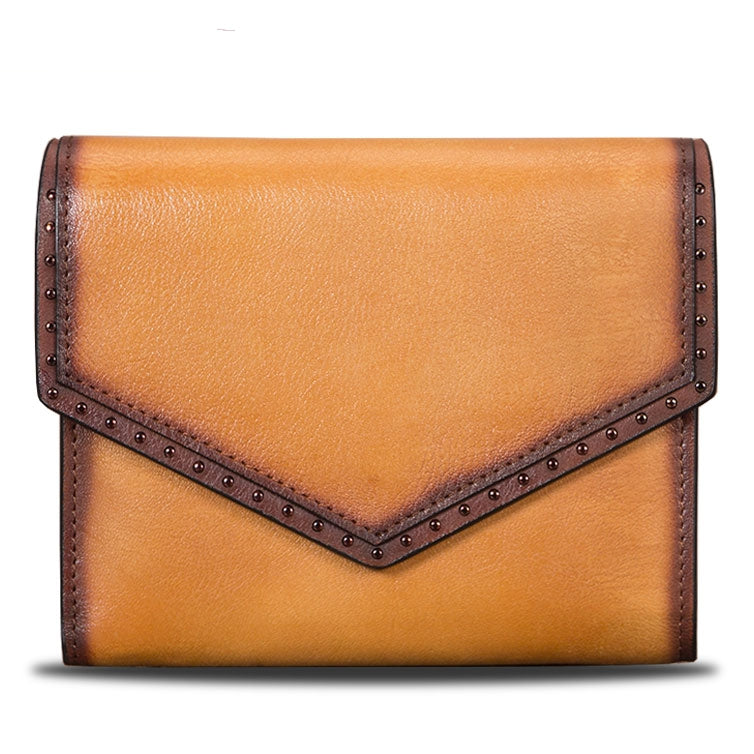 Genuine Cowhide Leather Trifold Designer Wallets for Men