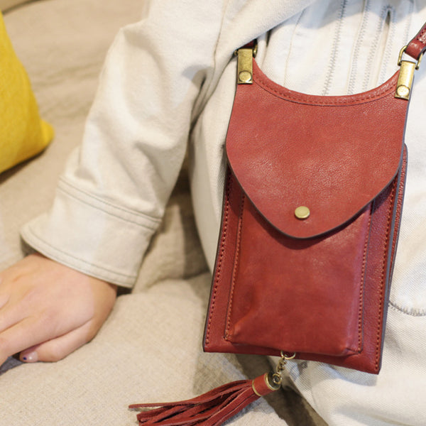 Women's Leather Crossbody Phone Bag Mini Satchel Purse Side Bag for Womens Latest