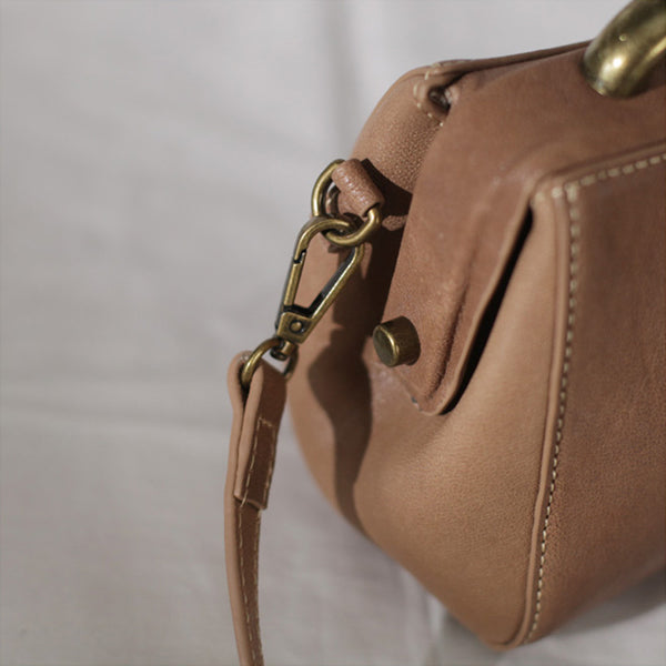 Women's Leather Doctor Bag Purse Crossbody Handbags Side Bag for Womens cowhide
