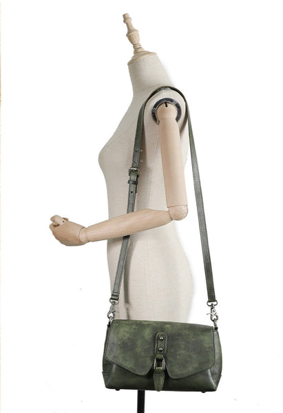 Women's Satchel Shoulder Bag Genuine Leather Crossbody Bags Funky
