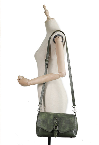 Women's Satchel Shoulder Bag Genuine Leather Crossbody Bags Funky