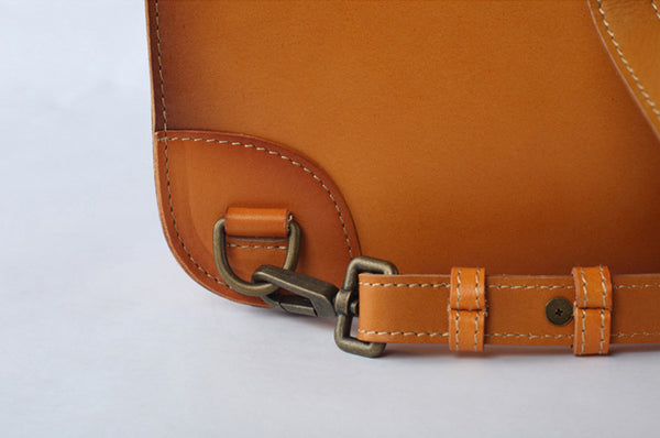 Women's Small Brown Leather Backpack Handbag Purse Shoulder Bag For Women gift