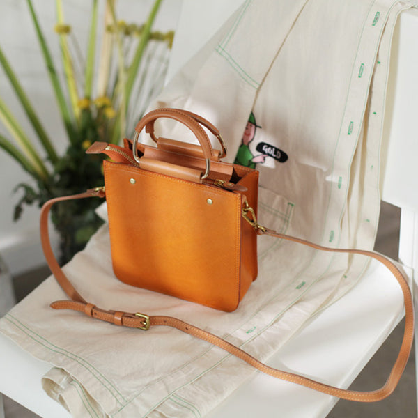 Women's Small Brown Leather Crossbody Tote Bags Purse Crossbody Handbags for Women best
