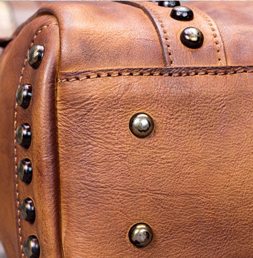 Women's Small Leather Shoulder Bag Top Handle Handbag For Women Details