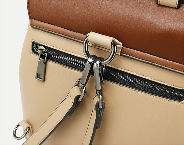 Women's Small Stylish Leather Backpack Handbag Purse Designer Handbags for Women Chic