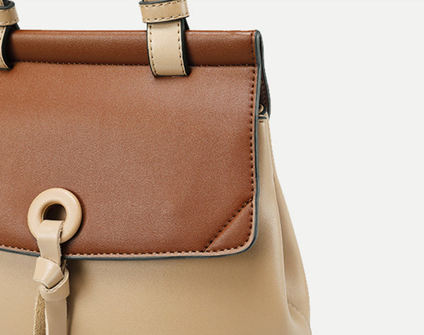 Women's Small Stylish Leather Backpack Handbag Purse Designer Handbags for Women fashion