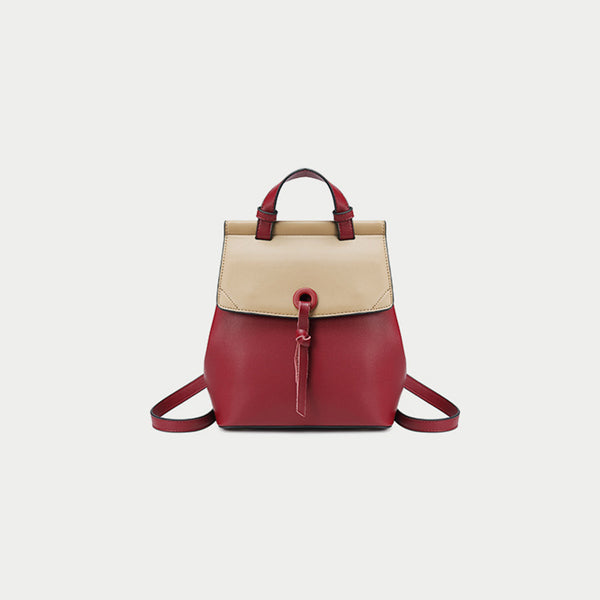 Women's Small Stylish Leather Backpack Handbag Purse Designer Handbags