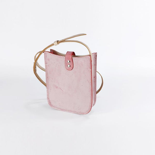 Women's Small Wax Leather Crossbody Satchel Purse Shoulder Bag for Women Fashion
