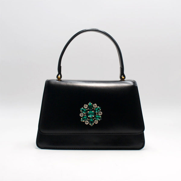 Womens Black Shoulder Handbags Small Leather Crossbody Bag For Women Cute