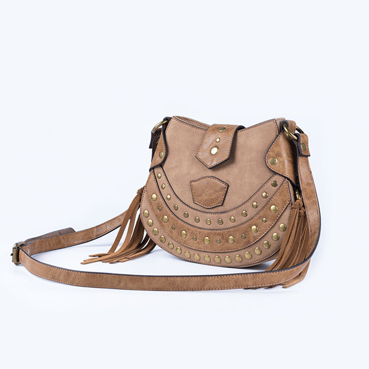 Crossbody Hipster Purse with Fringe – Cowboy Boot Purse – Western Crossbody  Bag with Fringe HP804