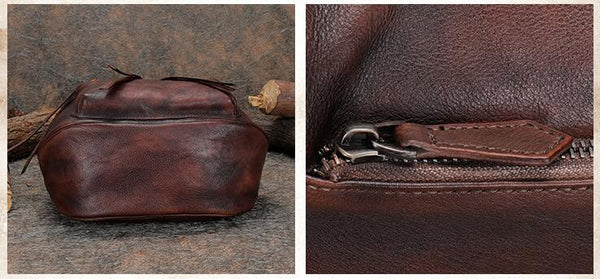 Womens Brown Leather Crossbody Saddle Bag Side Bags For Women Designer