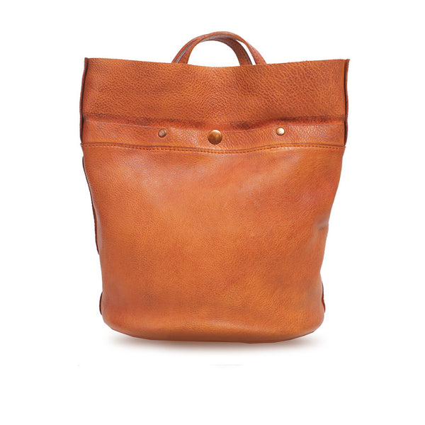 Womens Brown Leather Crossbody Tote Handbags
