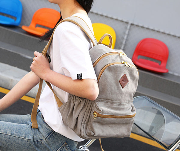 Womens Canvas Rucksack Purse Cute Backpacks For Women Cute