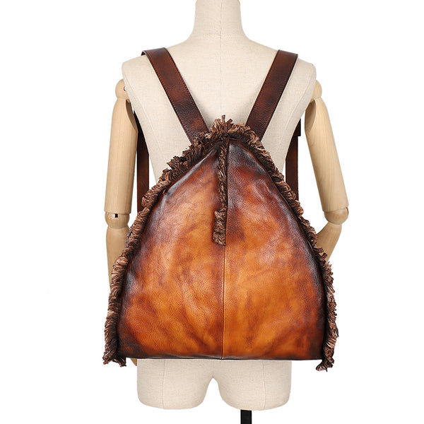 Womens Designer Leather Backpack Purse Small Rucksack Bags For Women Chic