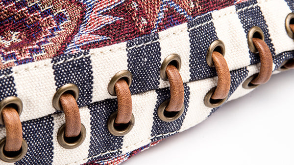 Womens Fabric Boho Handbags With Fringe Hippie Shoulder Bags For Women Details