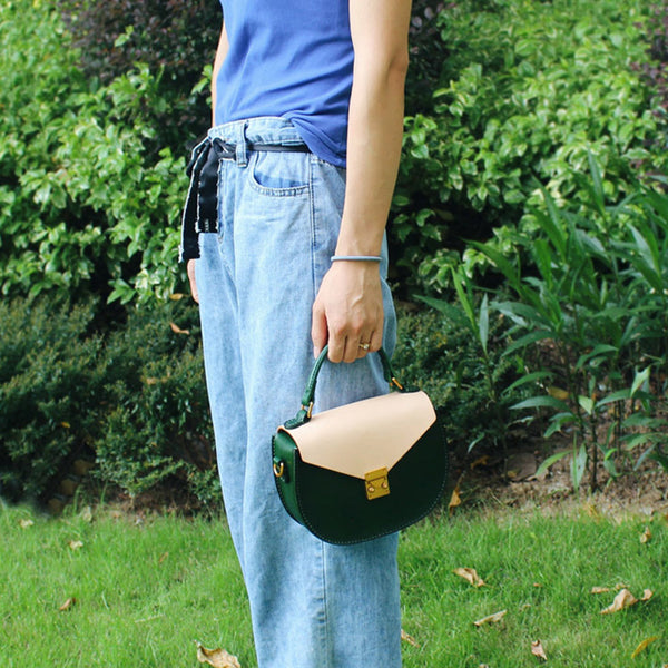 Womens Flap Bag Fashion Leather Satchel Bag Crossbody Bags small