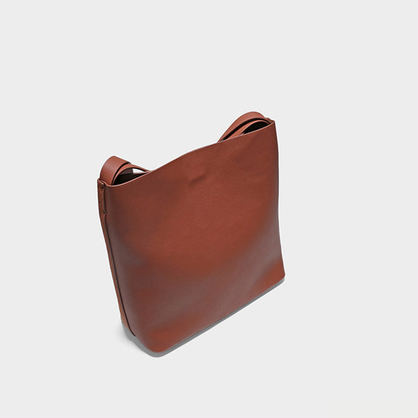 Womens Genuine Leather Brown Tote Bags Purse Handbags Cross Shoulder Bag Online Details