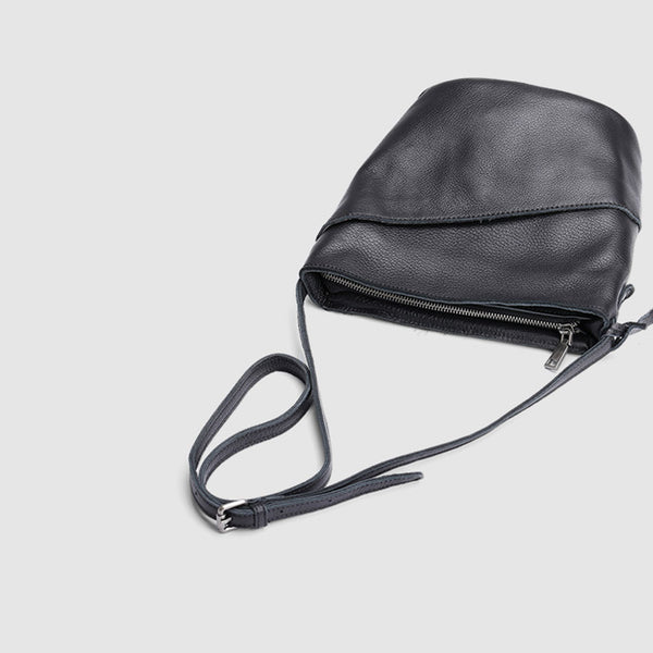 Womens Genuine Leather Bucket Bag Crossbody Bags Purse Shoulder Bag Designer