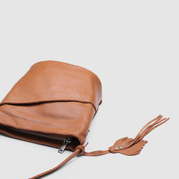 Womens Genuine Leather Bucket Bag Crossbody Bags Purse Shoulder Bag cool