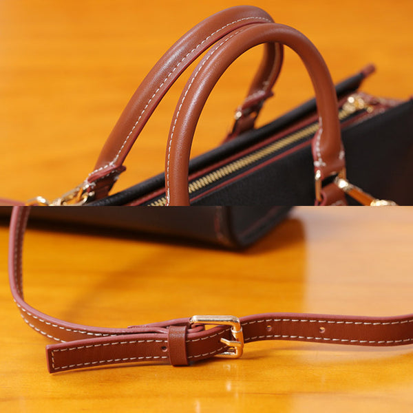 Womens Genuine Leather Handbags Crossbody Bags Purses for Women Details